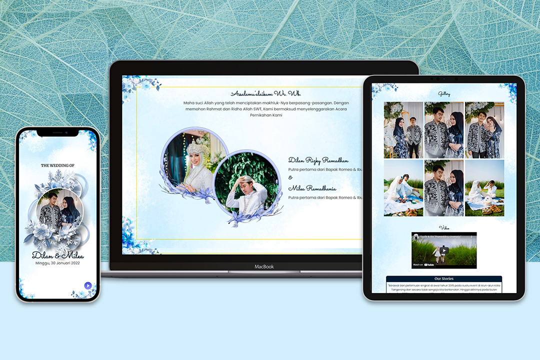 preview tema duo blue